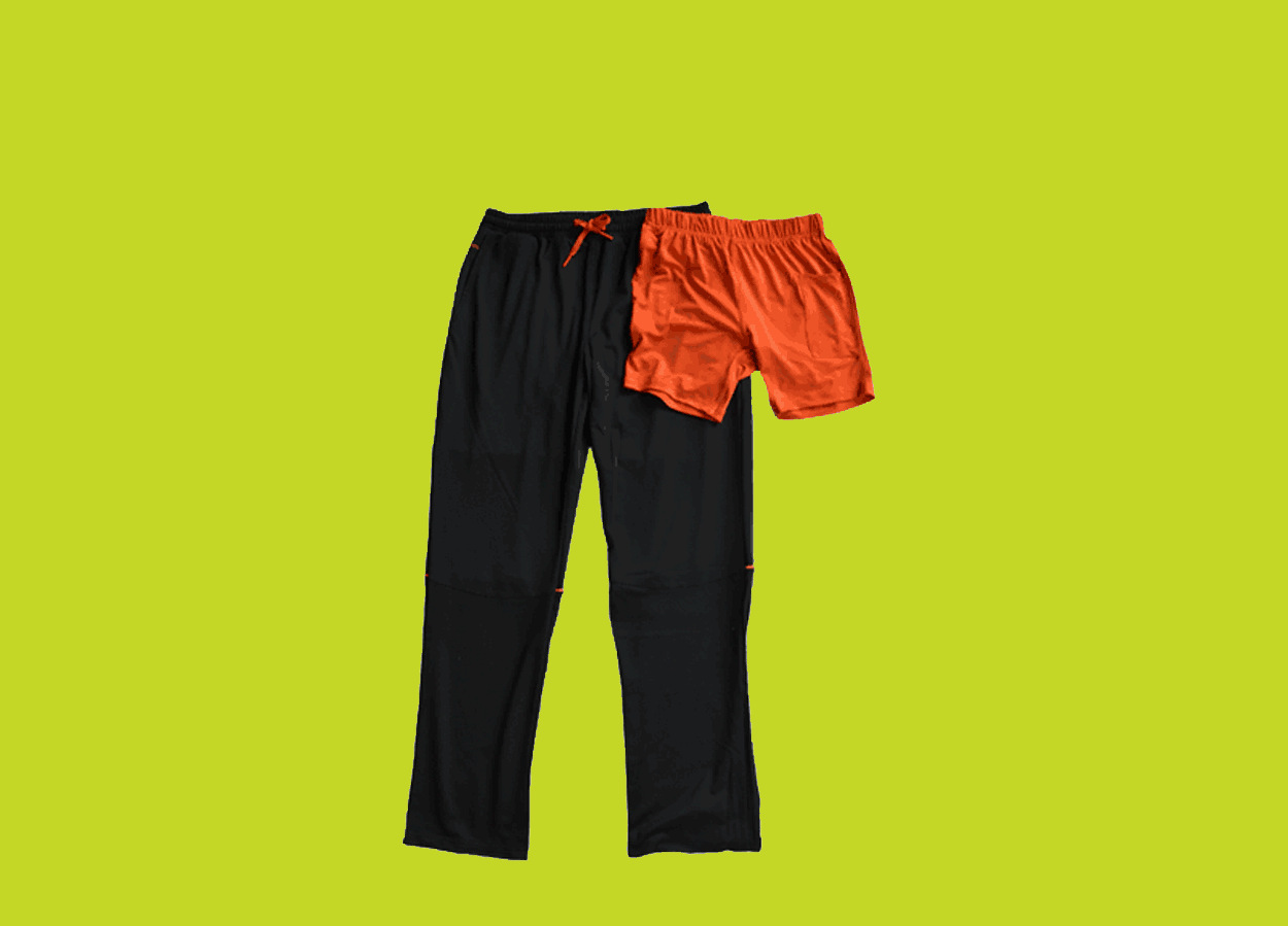 Double layer track pants sales