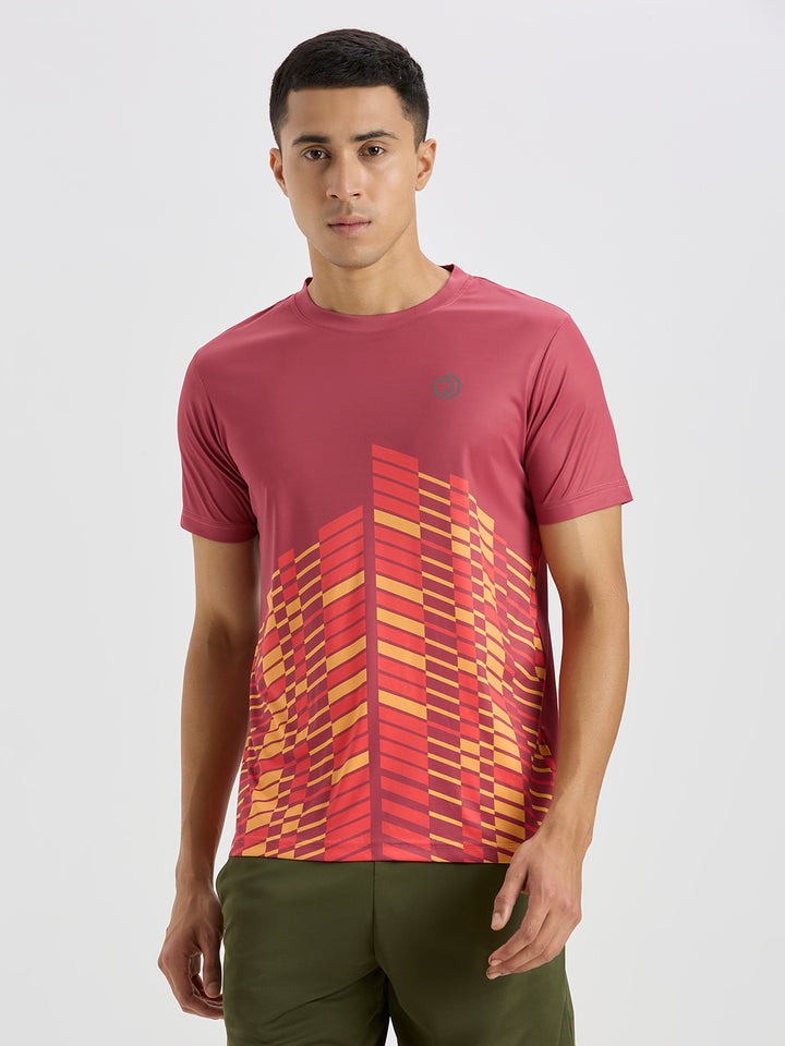 Dry Fit Printed Performance T-Shirt