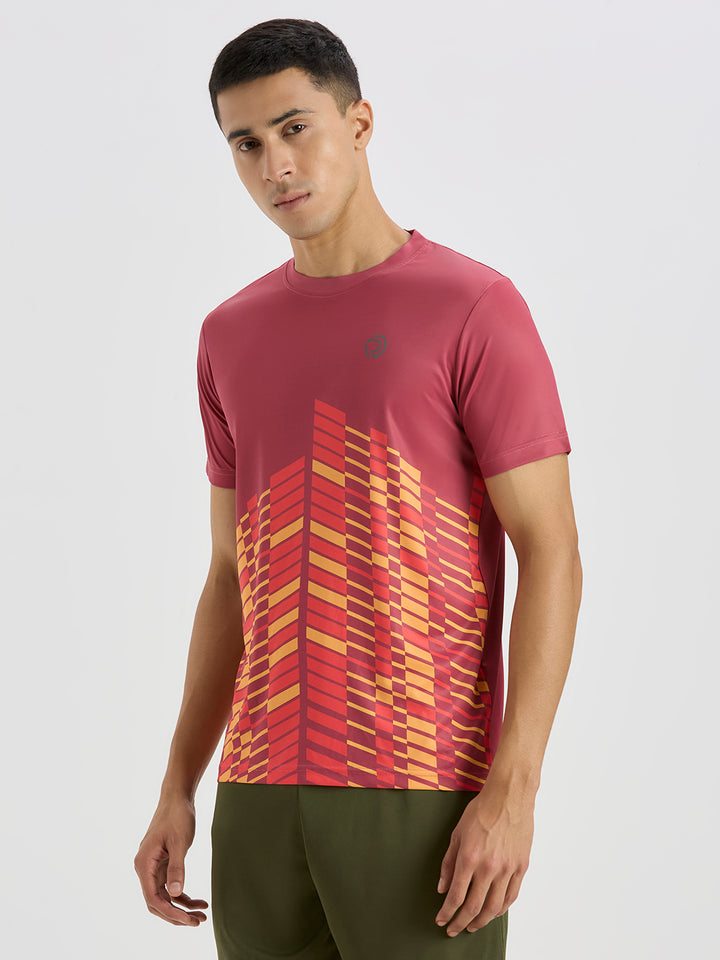Dry Fit Printed Performance T-Shirt