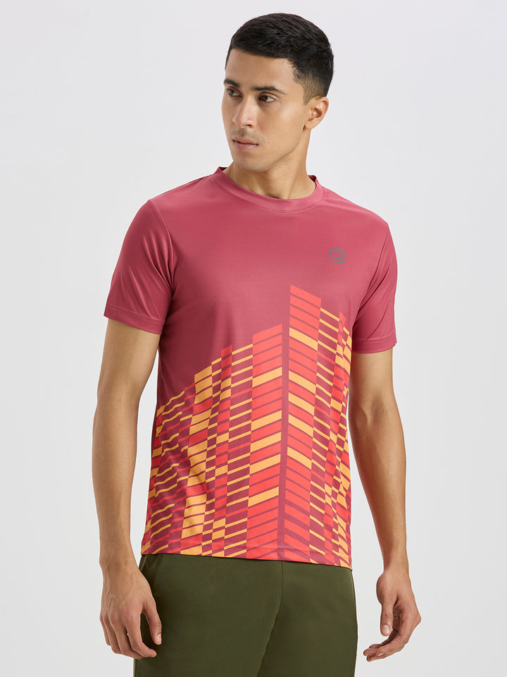 Dry Fit Printed Performance T-Shirt