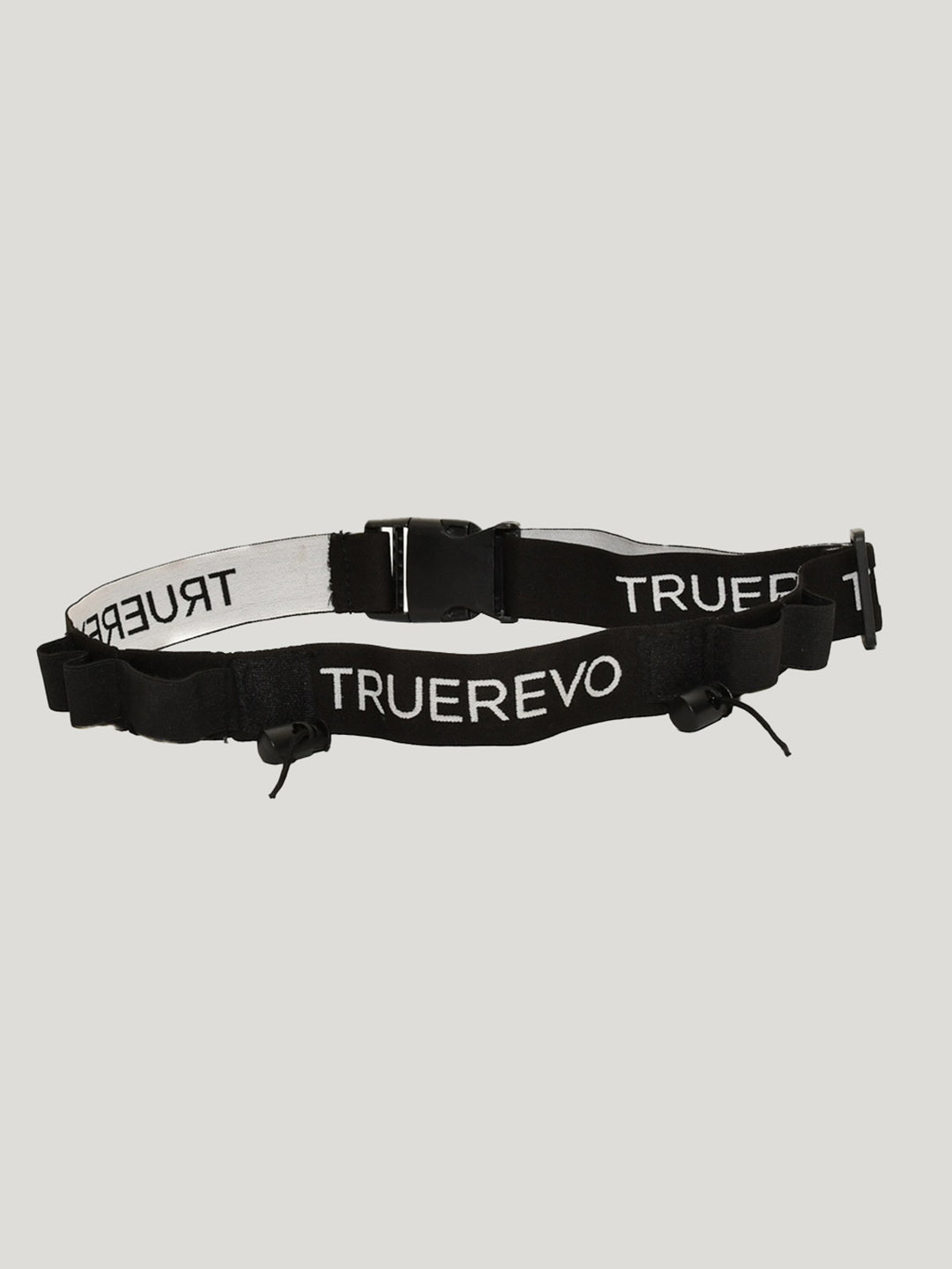 Race Number Bib Holder Belt with 4 loops for Marathons & Tri-athlons - Black