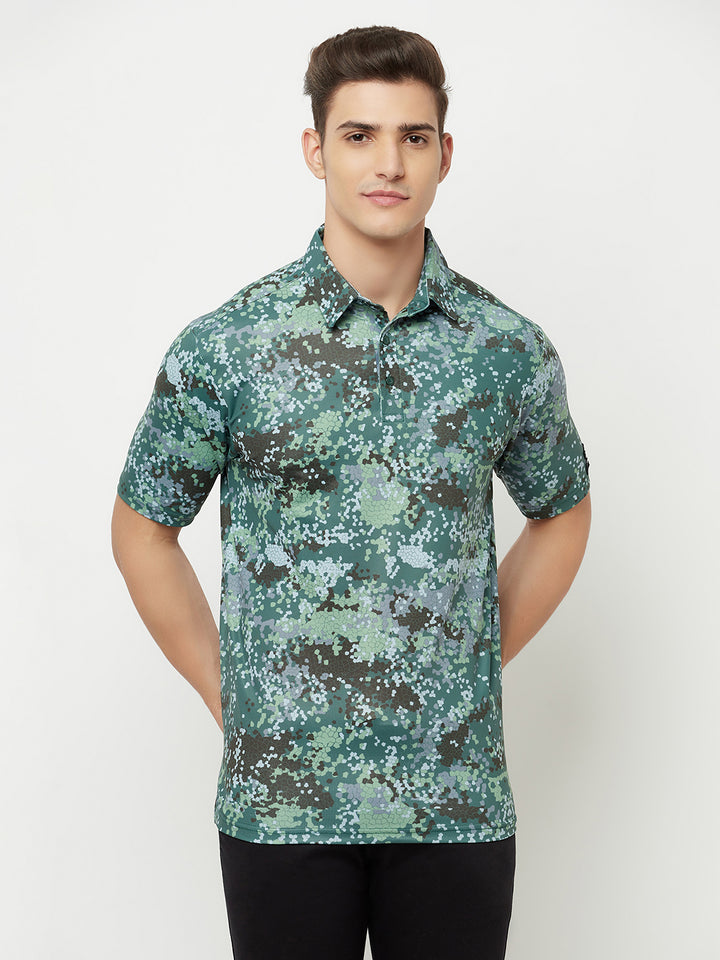 Printed Performance Sports Polo