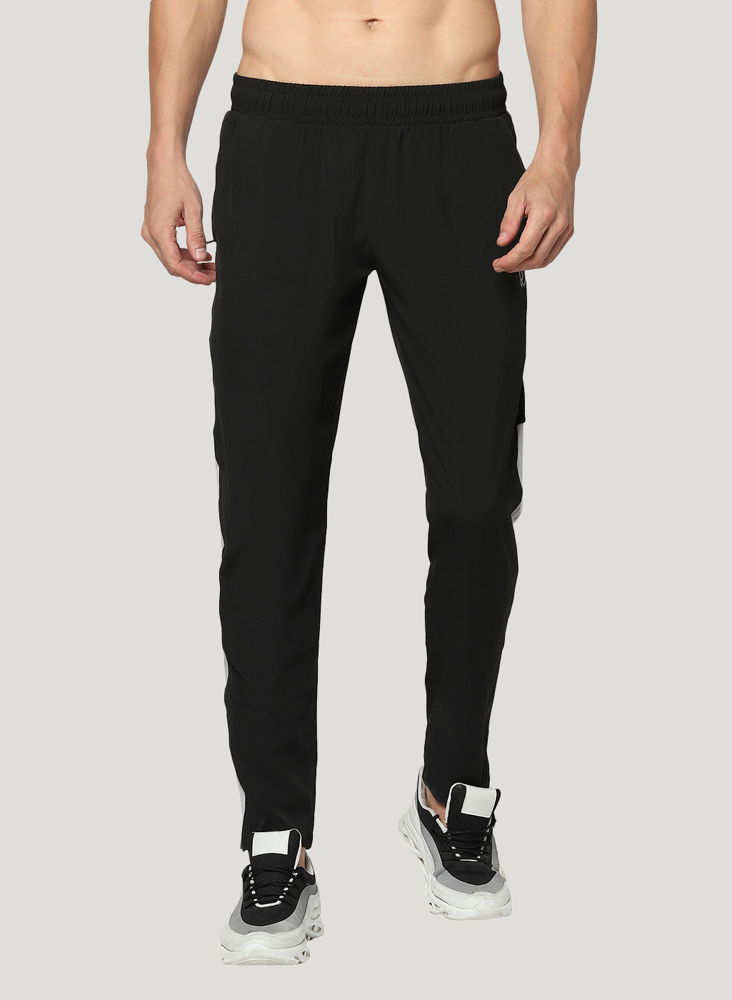 Stretch Track Pant with Hidden Pocket & Bottom Zipper
