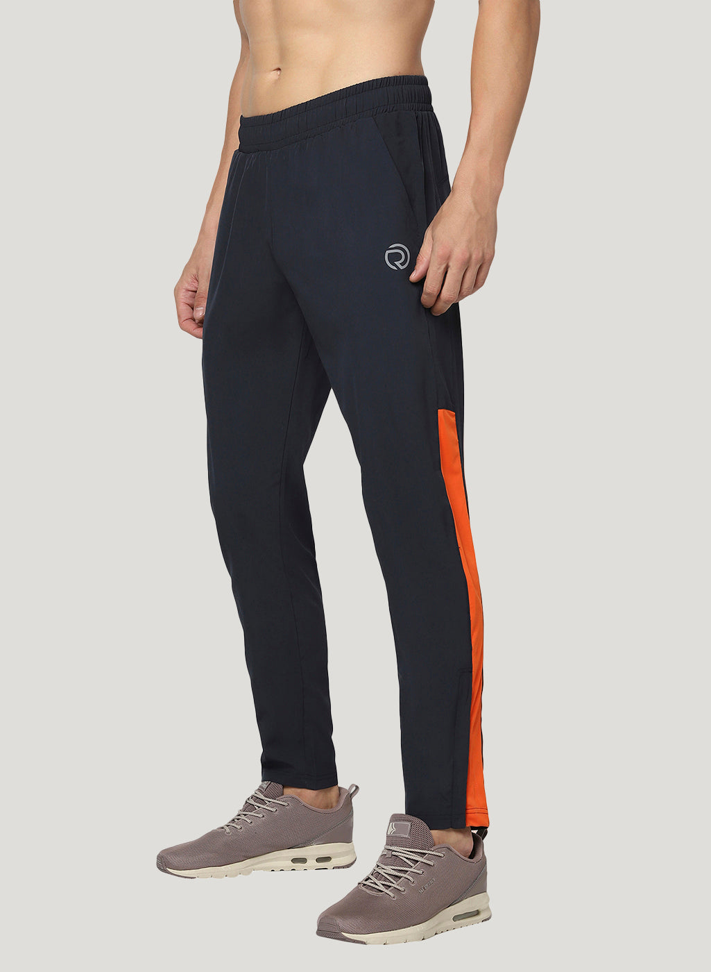 Stretch Track Pant with Hidden Pocket Bottom Zipper