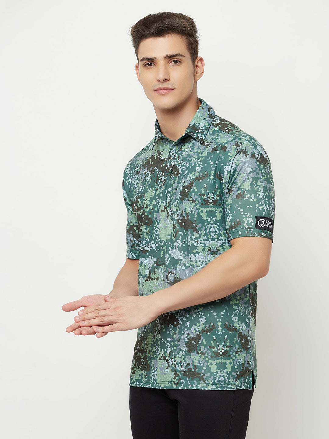 Printed Performance Sports Polo