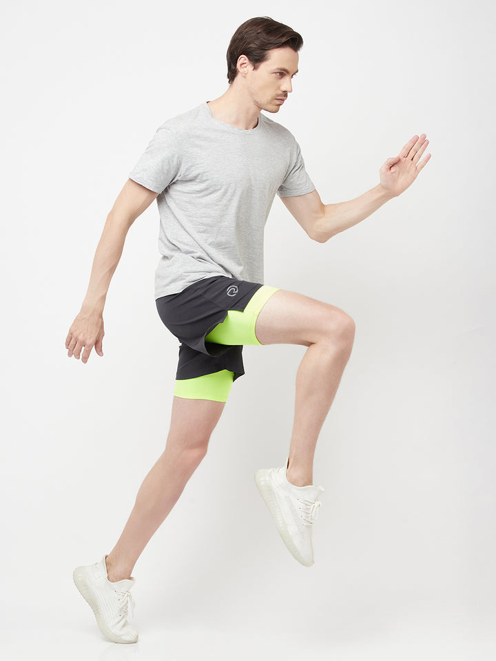 2-in-1 Running Shorts with Phone Pocket 5"