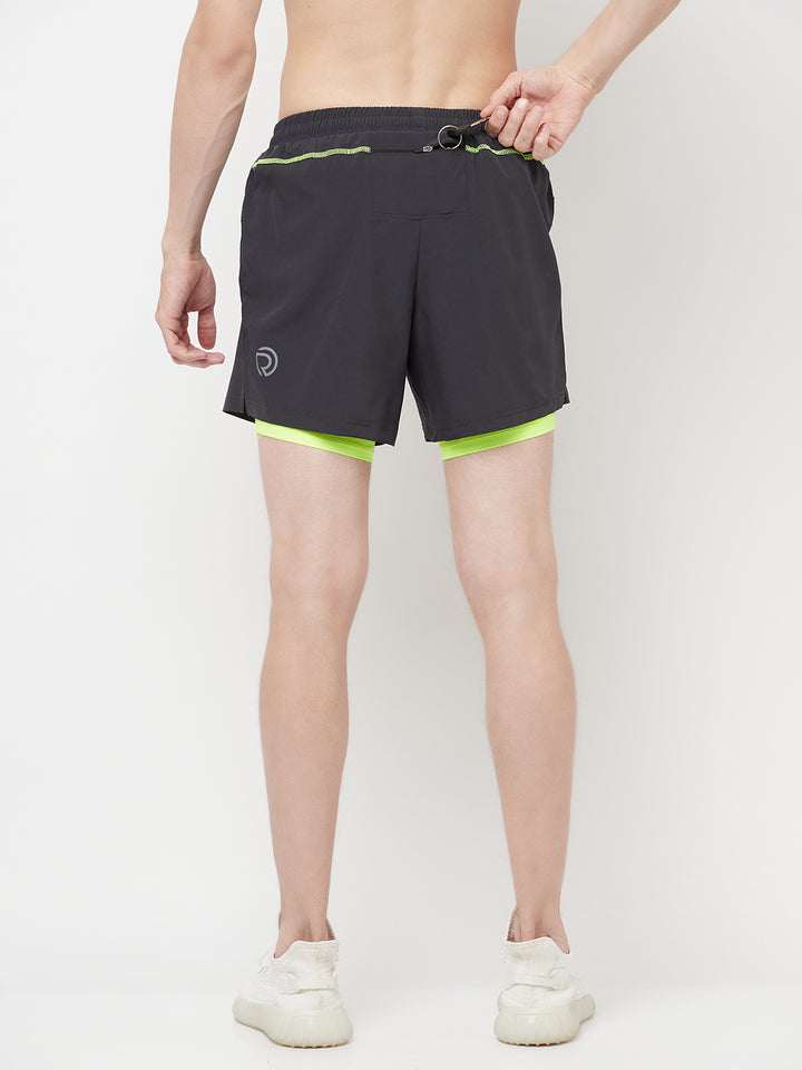 2-in-1 Running Shorts with Phone Pocket 5"