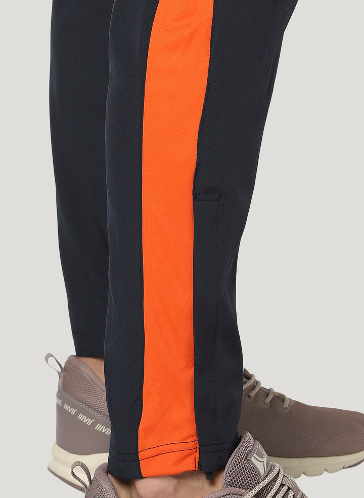 Stretch Track Pant with Hidden Pocket & Bottom Zipper