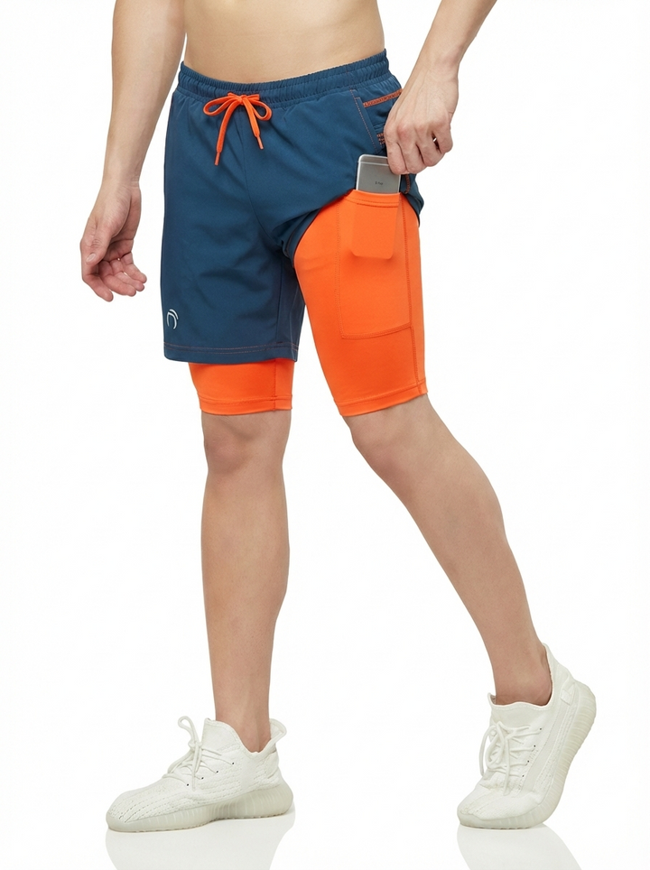7" 2-in-1 Shorts with Phone Pocket