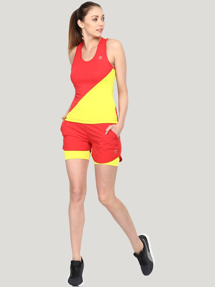 2-in-1 Sports Shorts with Phone Pocket 5"