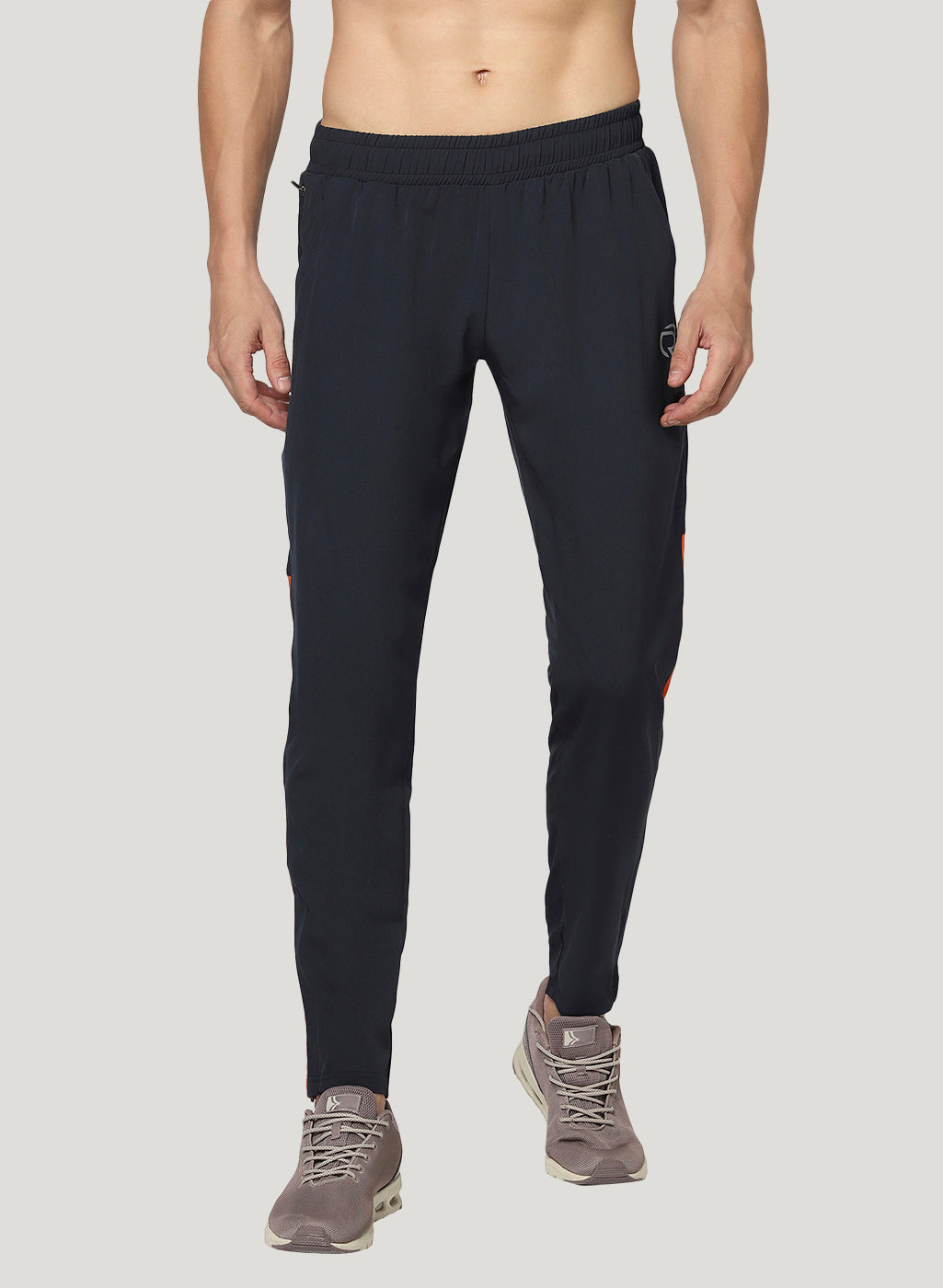 Stretch Track Pant with Hidden Pocket & Bottom Zipper