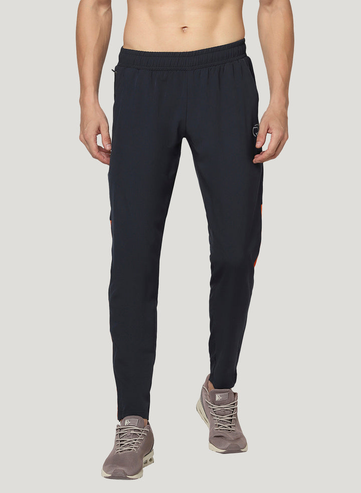 Stretch Track Pant with Hidden Pocket & Bottom Zipper