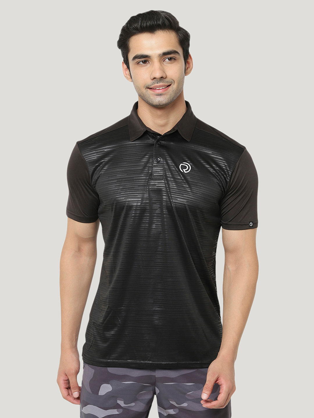 Black golf shirts for sale on sale