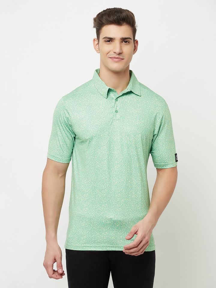 Printed Performance Sports Polo