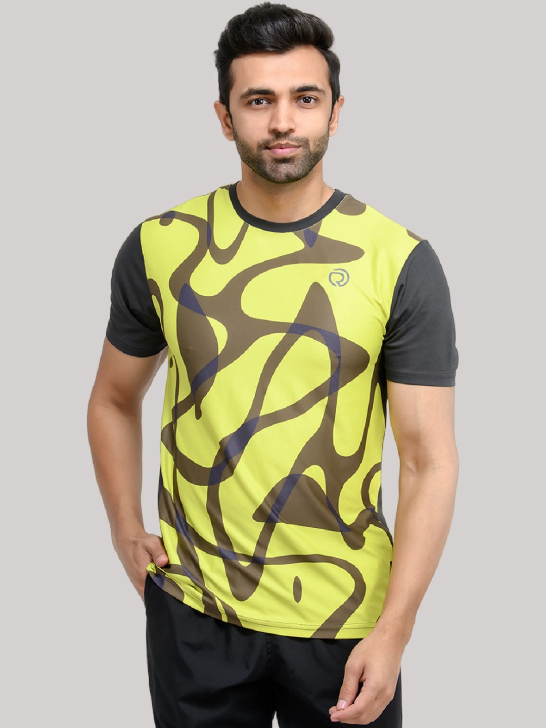 Reflective Dryfit Tshirt with Stylish Print