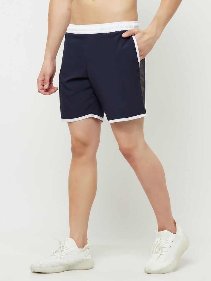 7" Shorts with Zipper Pocket - Pack of 2 Black & Navy