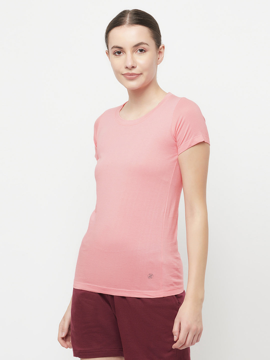 Slim Fit Premium Cotton Tshirts Pink