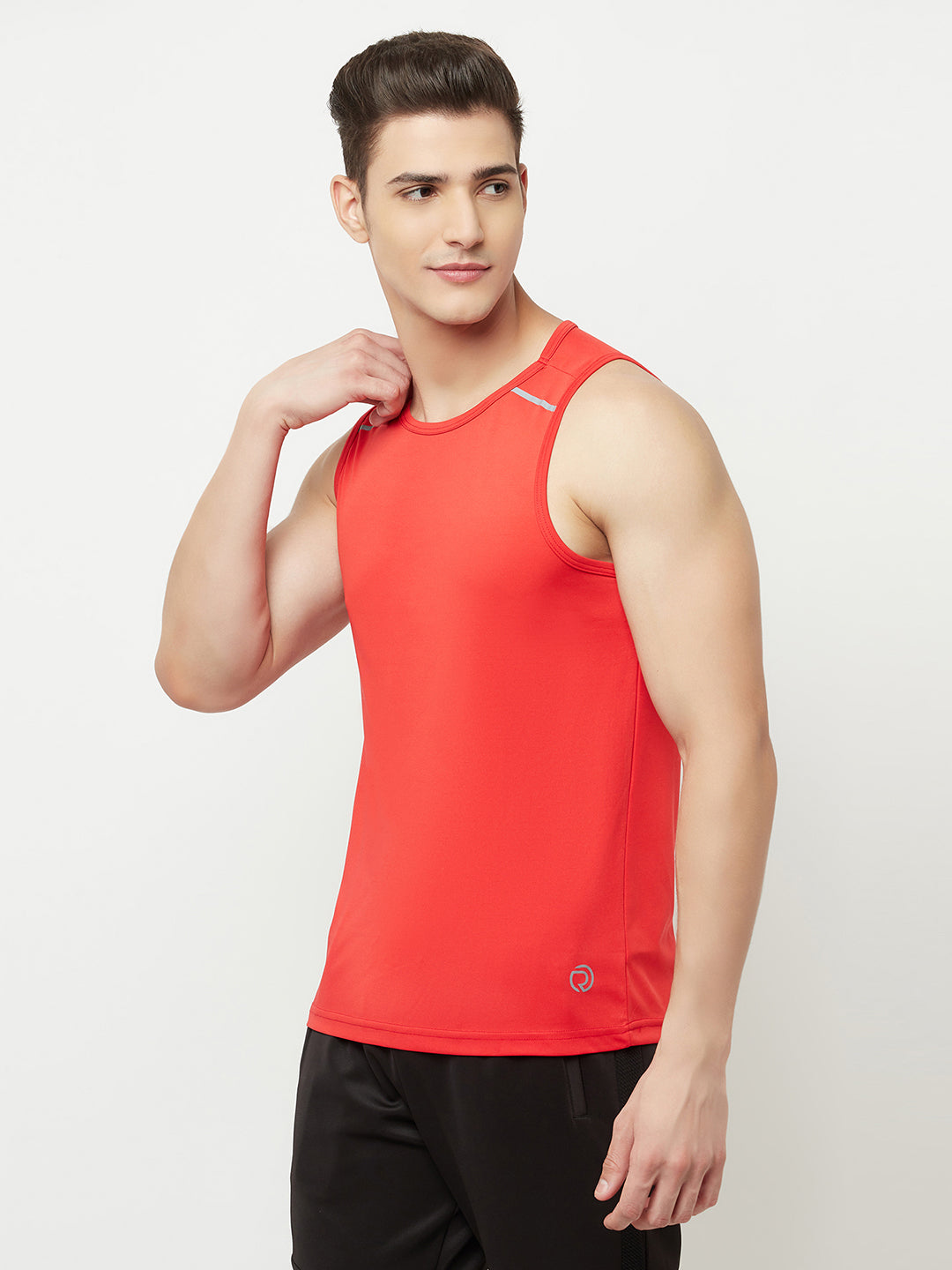 Reflective Running Tank - Pack of 2 White & Red