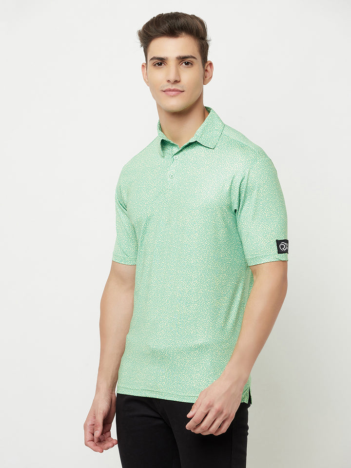 Printed Performance Sports Polo