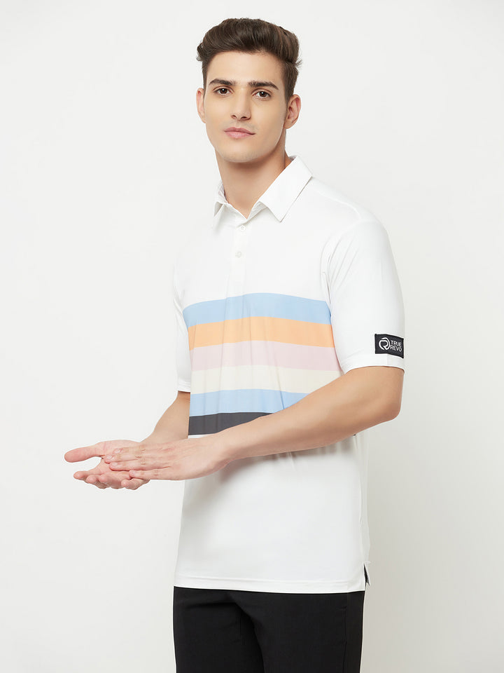 Printed Performance Sports Polo