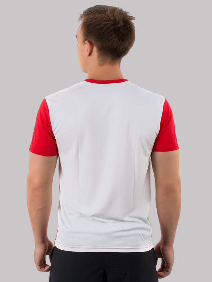 Men's Dry Fit Sports & Training Tshirt with Mandarin Collar