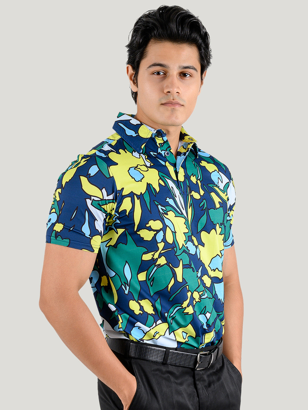 Printed Performance Sports Polo