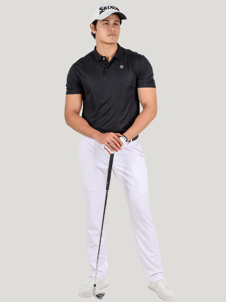 Performance Sports Collar Tshirt - Pack of 2 Black & White