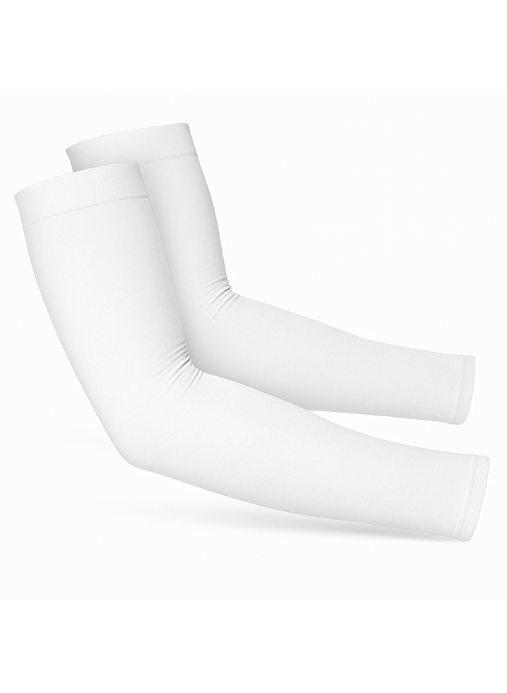 Sports Arm Sleeve (Pack Of 2) White