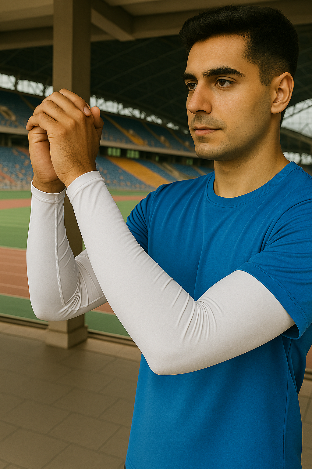 Sports Arm Sleeve (Pack Of 2) White