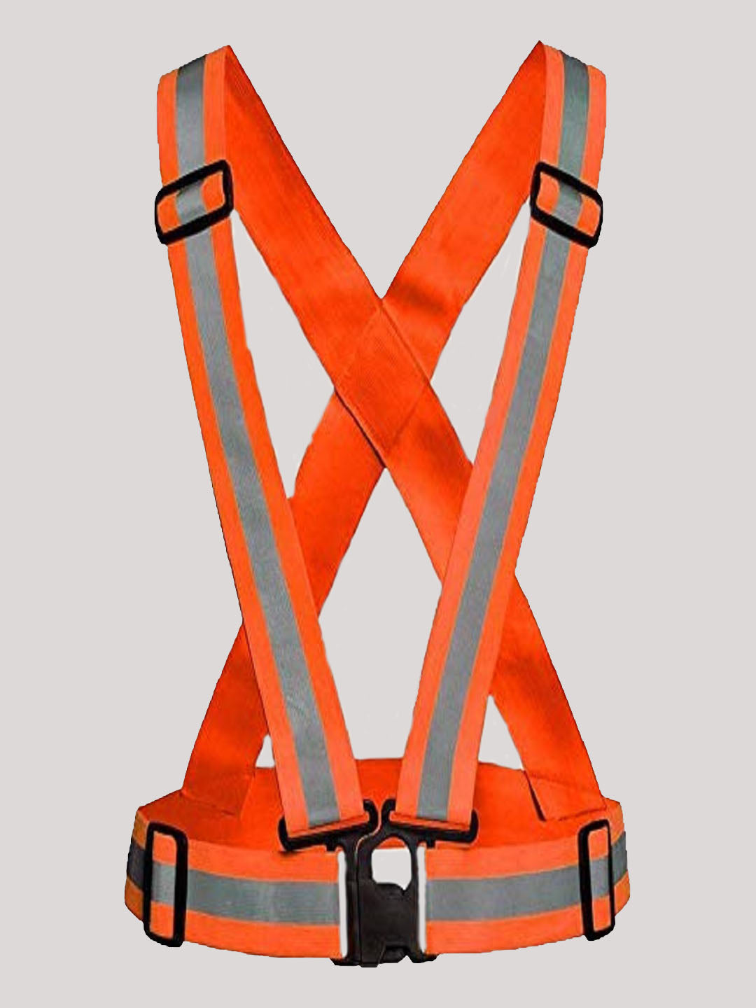 High Visibility Reflective Straps Vest - Orange