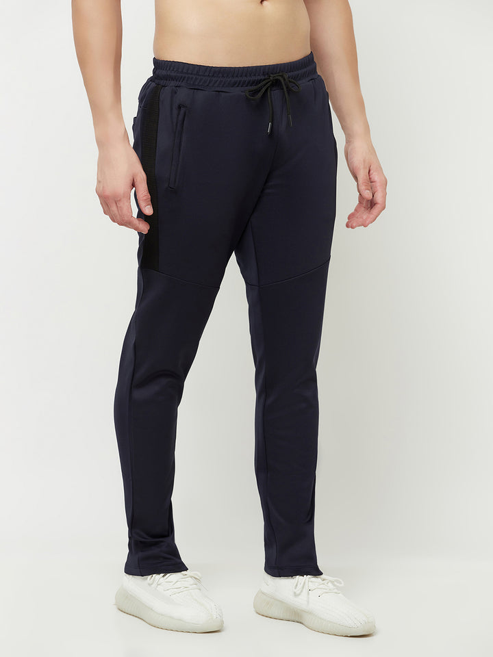 Men's Sports Track Pant & Sports Jacket Combo - Navy