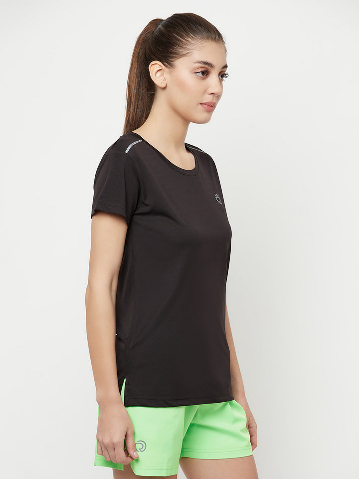 Performance Sports T-shirt - Pack of 2 Black & Neon yellow