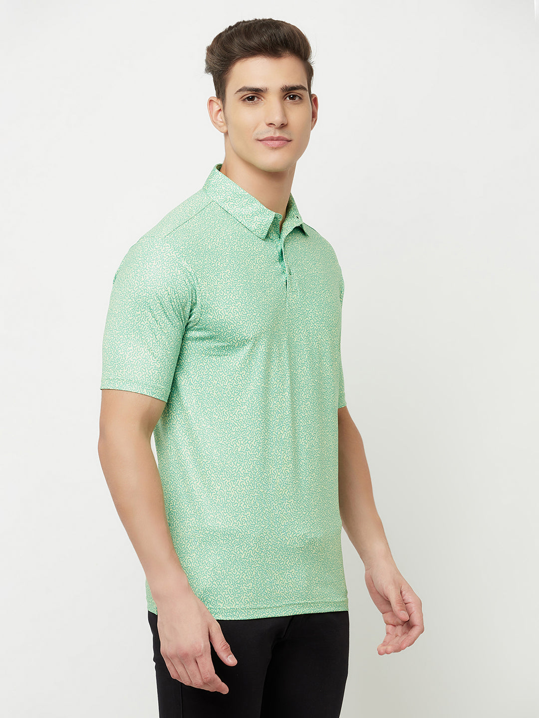 Printed Performance Sports Polo