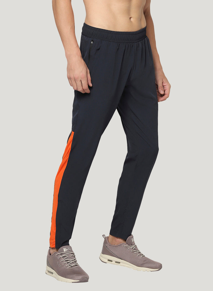 Stretch Track Pant with Hidden Pocket & Bottom Zipper