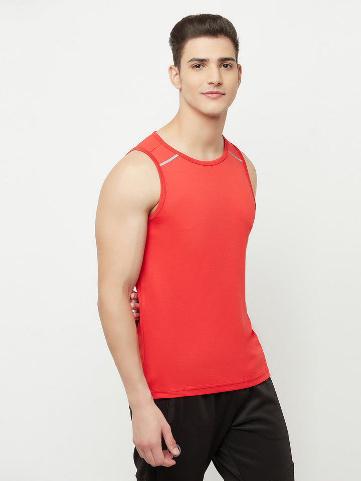 Reflective Running Tank - Pack of 2 White & Red
