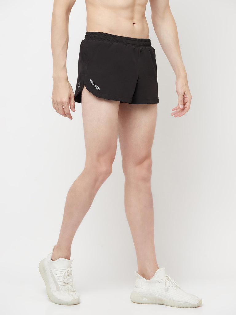 Men's Sports Shorts with Zipper Pocket- Black TRUEREVO™