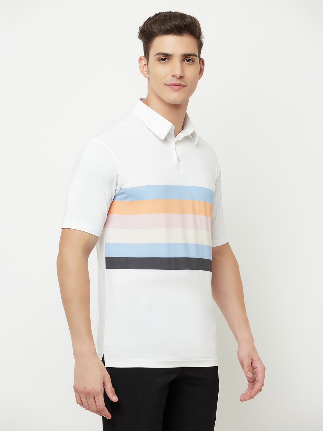 Printed Performance Sports Polo