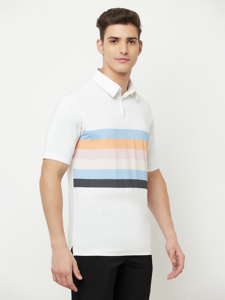 Printed Performance Sports Polo