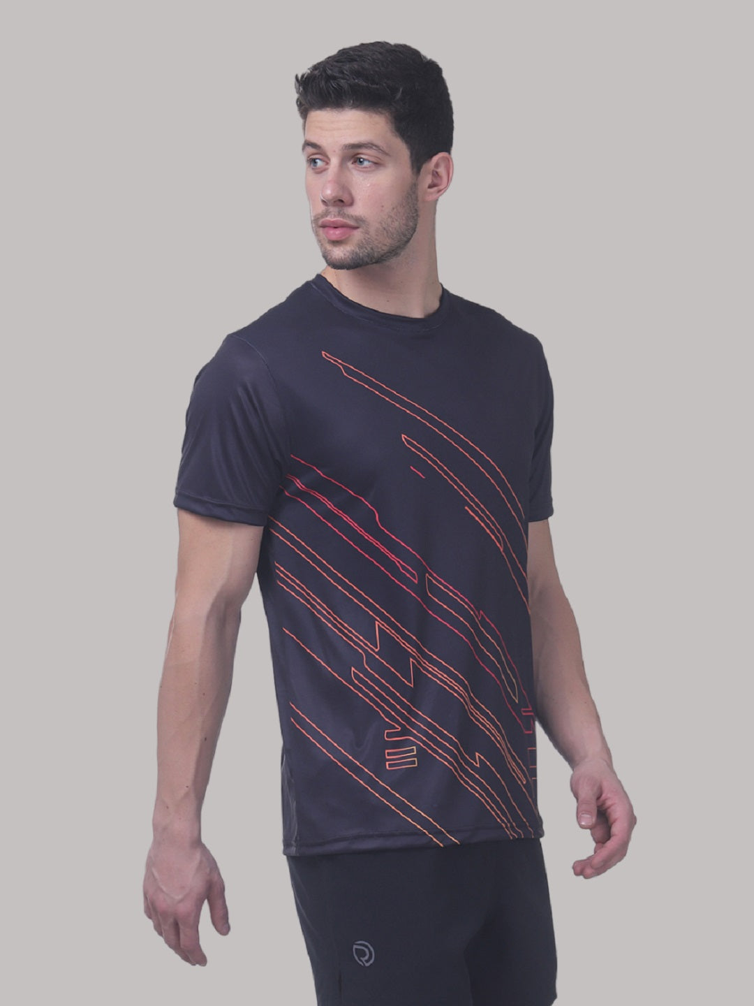 Men's Reflective Dryfit Tshirt With Flow Graphics