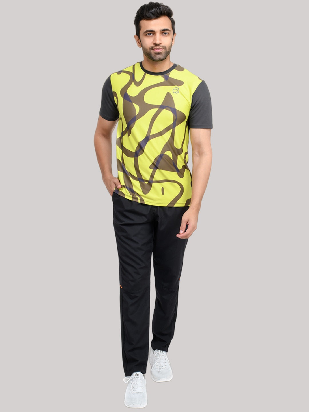 Reflective Dryfit Tshirt with Stylish Print