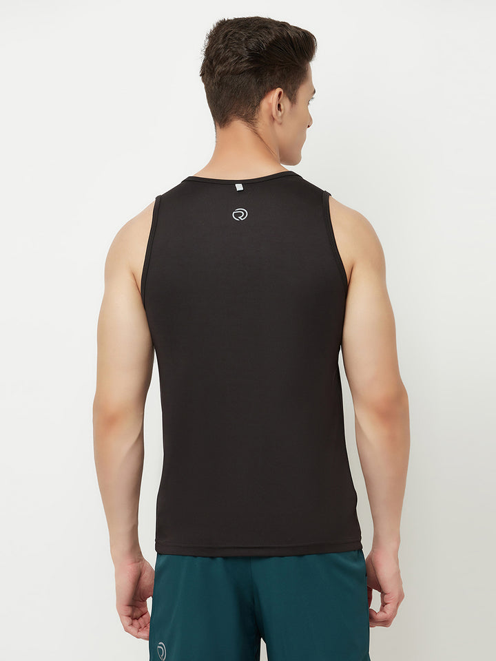 Reflective Running Tank- Pack of 2 Sea Green & Black