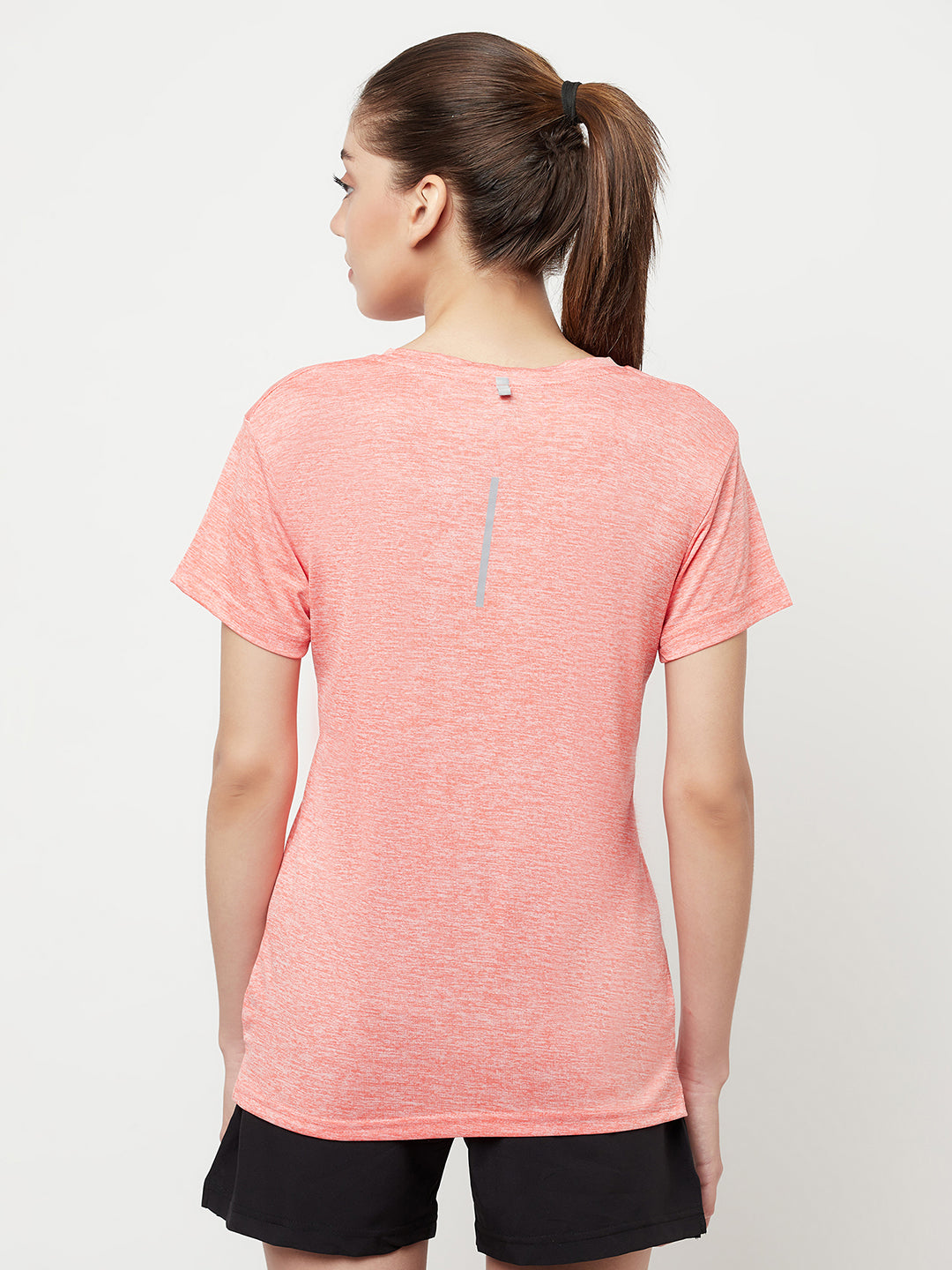 Performance Sports T-shirt - Pack of 2 Inka dark pink & Milange orange