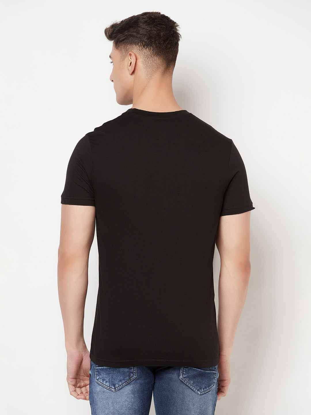 Men's Premium Cotton Tshirts  (Pack of 2- Black,Grey) - NITLON * TRUEREVO