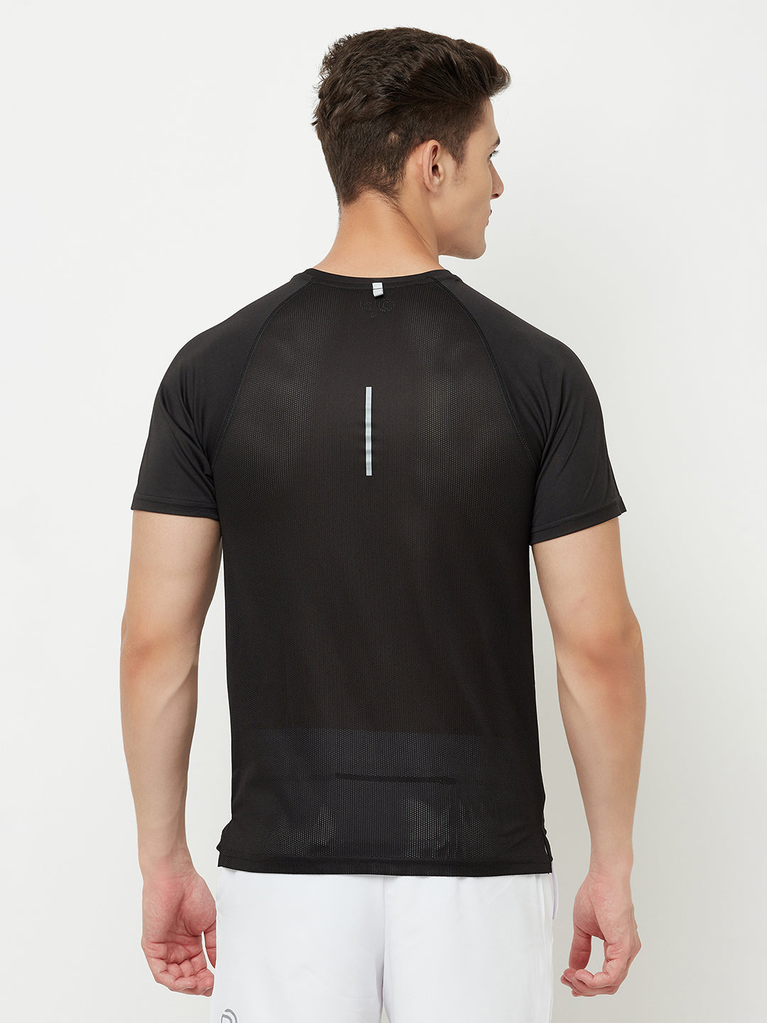 Men's Reflective Dryfit Tshirt with Performance Mesh Back