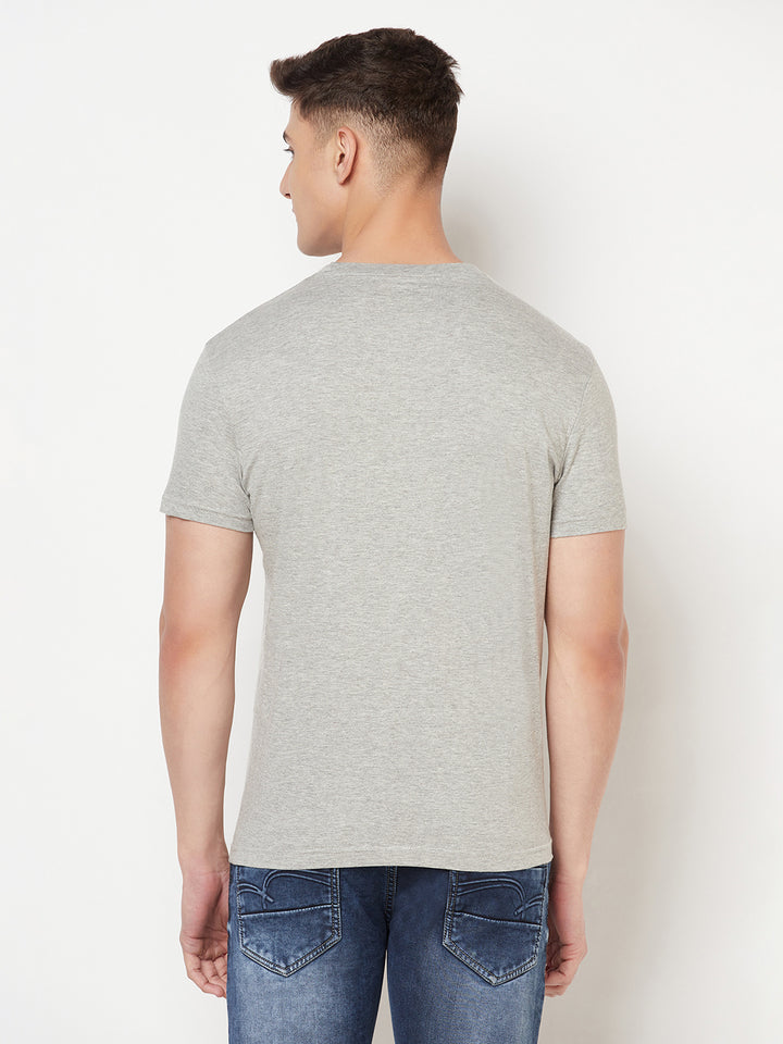 Men's Premium Cotton Tshirts (Pack of 3- Black, Grey, Blue) - NITLON * TRUEREVO