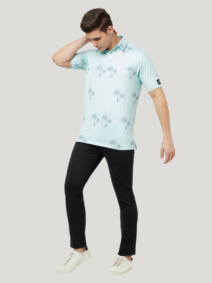 Printed Performance Sports Polo