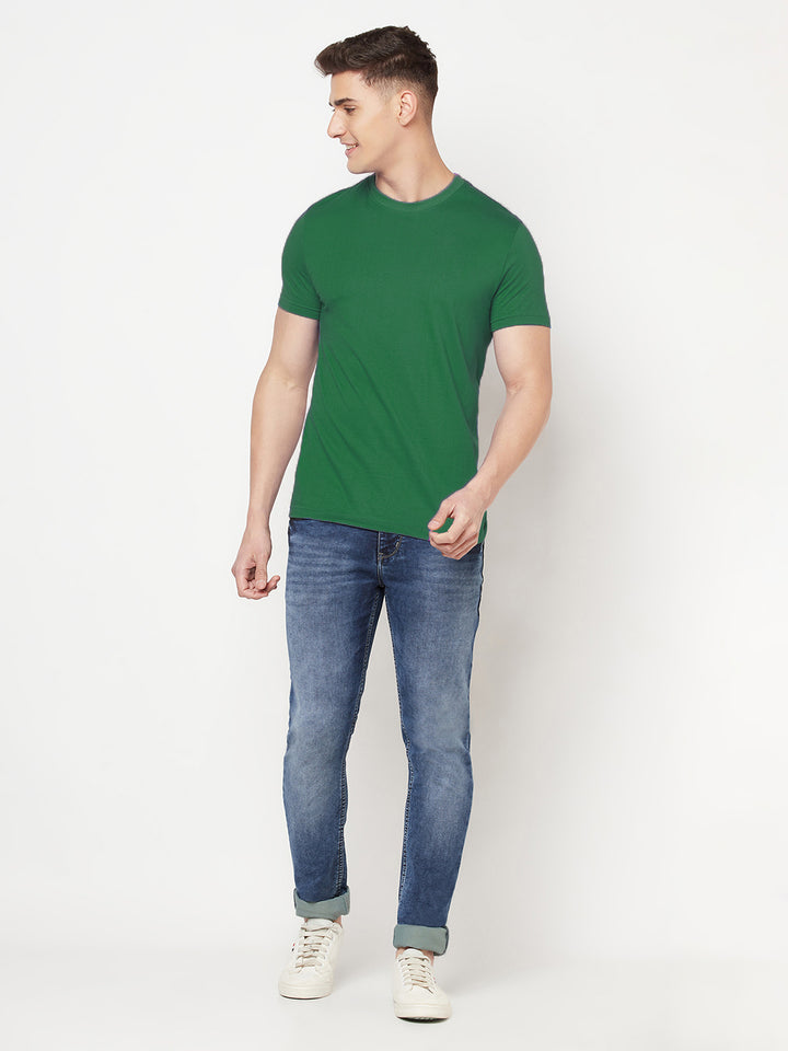 Super Comfy Cotton Tshirt (Pack of 2- Grey,Green) - NITLON * TRUEREVO