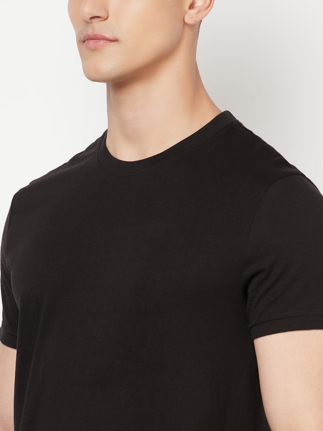 Super Comfy Cotton Tshirt (Pack of 2- Black,Maroon)