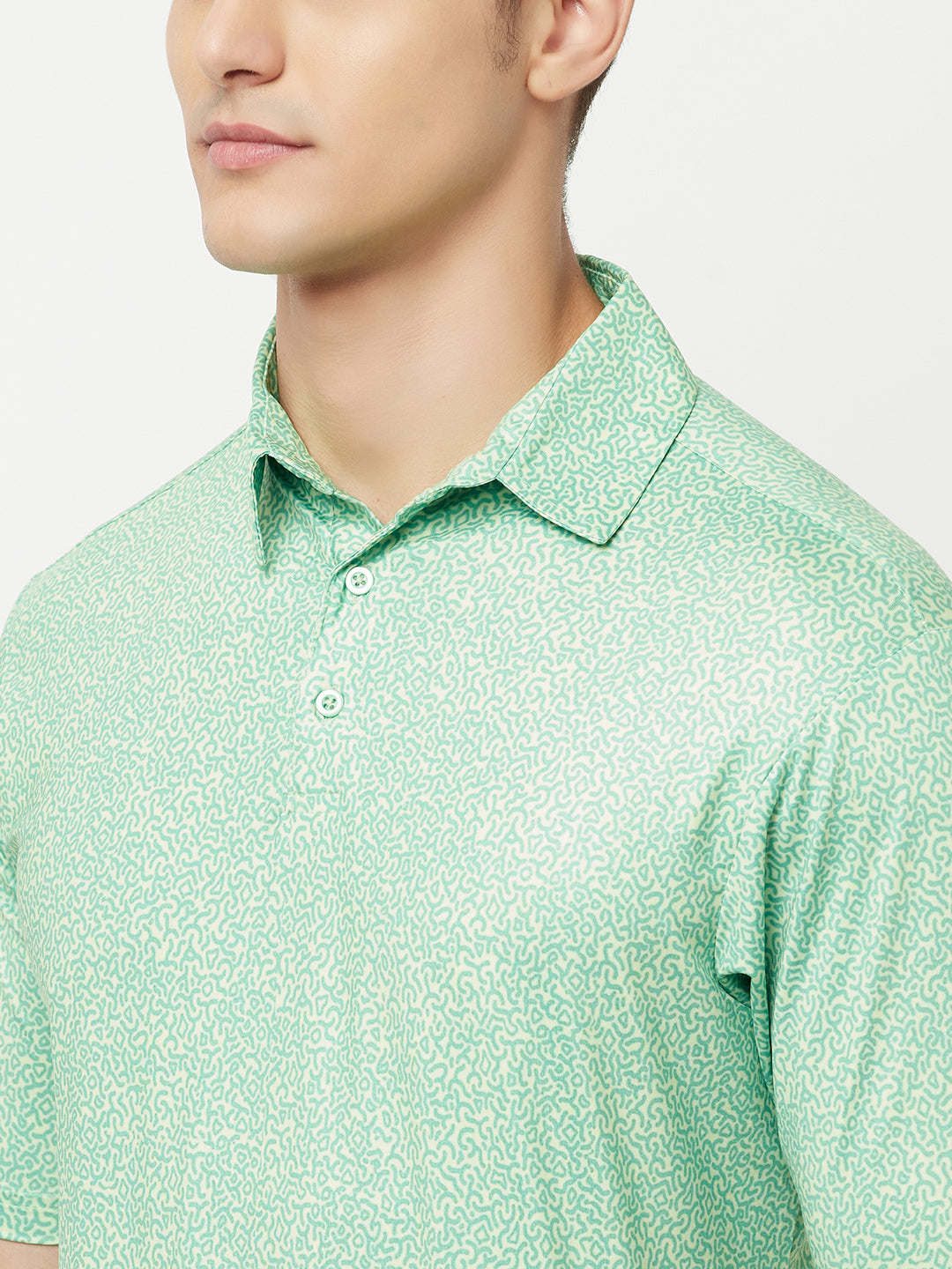 Printed Performance Sports Polo