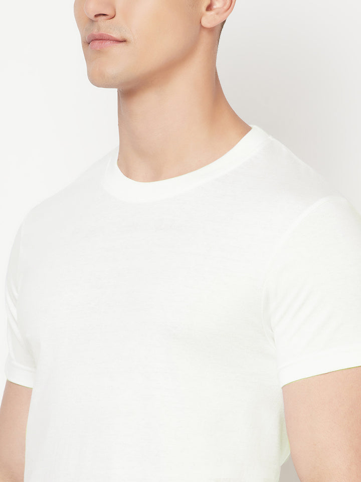 Super Comfy Cotton Tshirt (Pack of 2- White,Black)